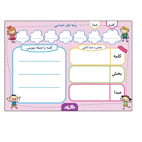 لمینت دوستی پایه ی اول انتشارات گراد
