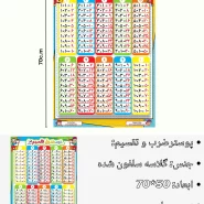 جدول ضرب و تقسیم