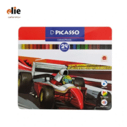 مداد رنگی 24 رنگ پیکاسو جعبه فلزی طرح P01