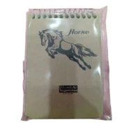 دفترچه یادداشت سیمی نگار ستاره ورق کاهی طرح اسب